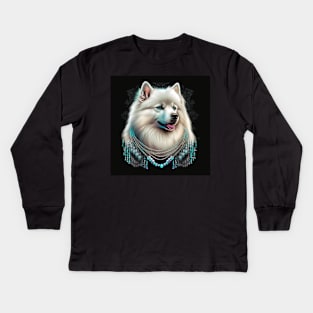 Samoyed Divine Kids Long Sleeve T-Shirt